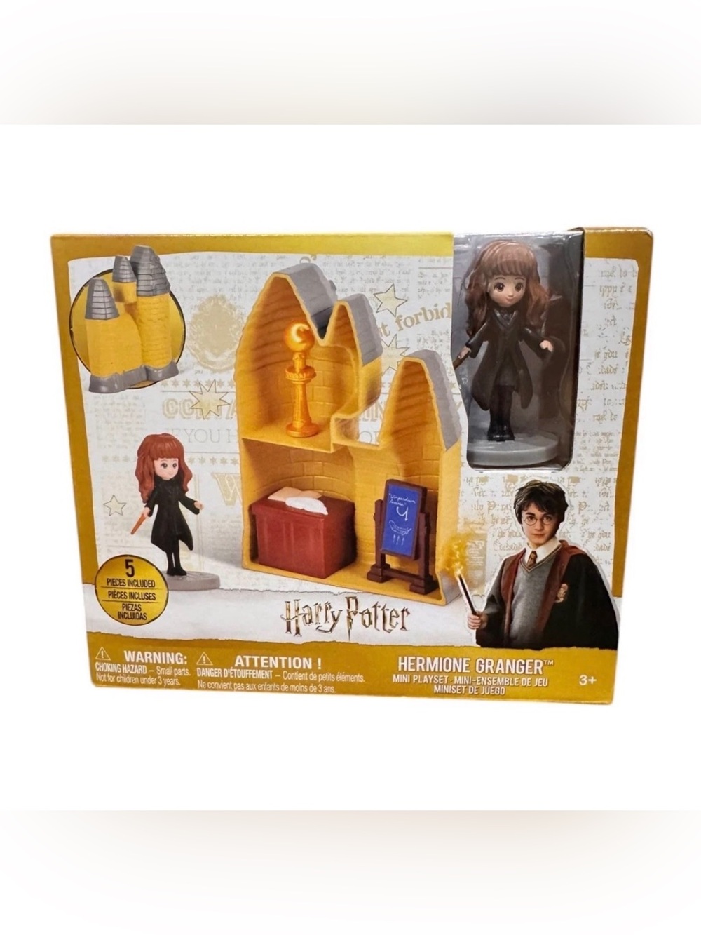Harry Potter Hermione Granger Mini Playset With Accessories 5-Piece Ages 3+